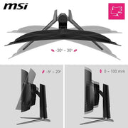 MSI MPG 341CQPX QD - OLED 34" 2K UWQHD 240Hz 0.03ms Curved OLED Gaming Monitor - SWIFT PERIPHERALS‎MPG 341CQPX QD OLED