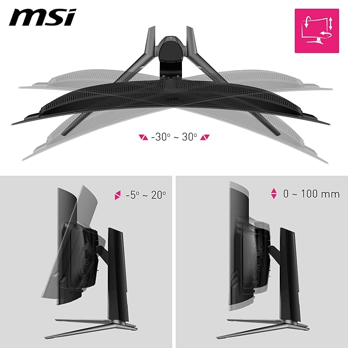 MSI MPG 341CQPX QD - OLED 34" 2K UWQHD 240Hz 0.03ms Curved OLED Gaming Monitor - SWIFT PERIPHERALS‎MPG 341CQPX QD OLED
