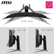 MSI MPG 341CQPX QD - OLED 34 INCH 2K UWQHD CURVED GAMING MONITOR - SWIFT PERIPHERALS1095644