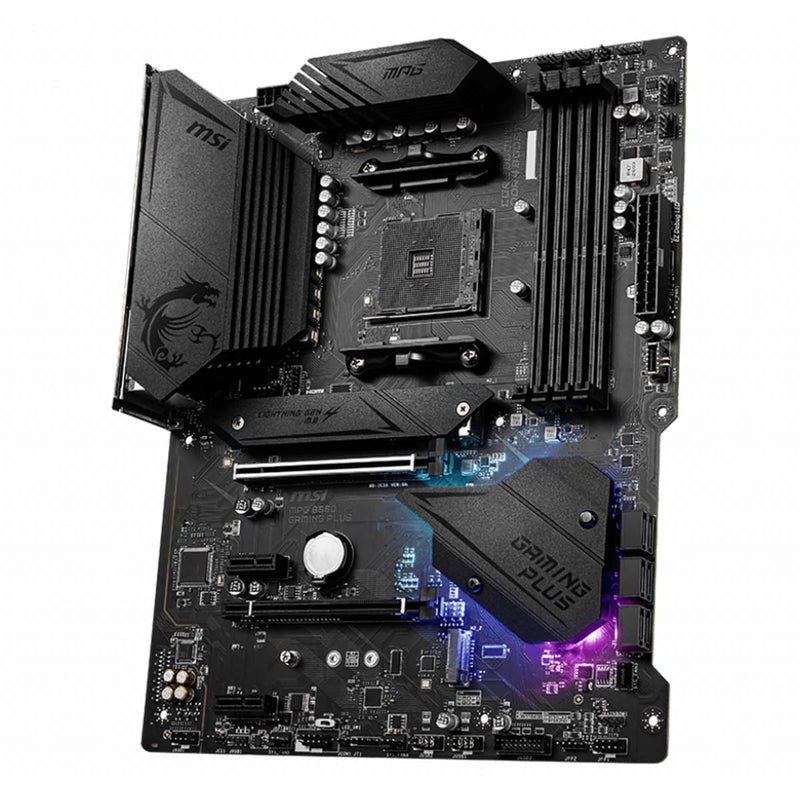 MSI MPG B550 GAMING - PLUS ATX Motherboard with DDR4 4400+MHz PCIe 4.0 and USB - C - SWIFT PERIPHERALSMPG-B550-GAMING-PLUS