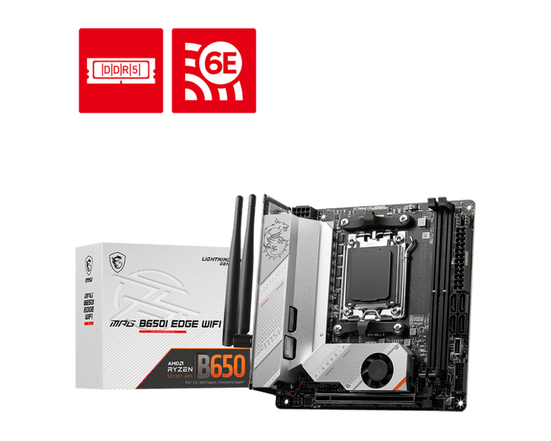MSI MPG B650I EDGE WIFI MOTHERBOARD - SWIFT PERIPHERALS1087179