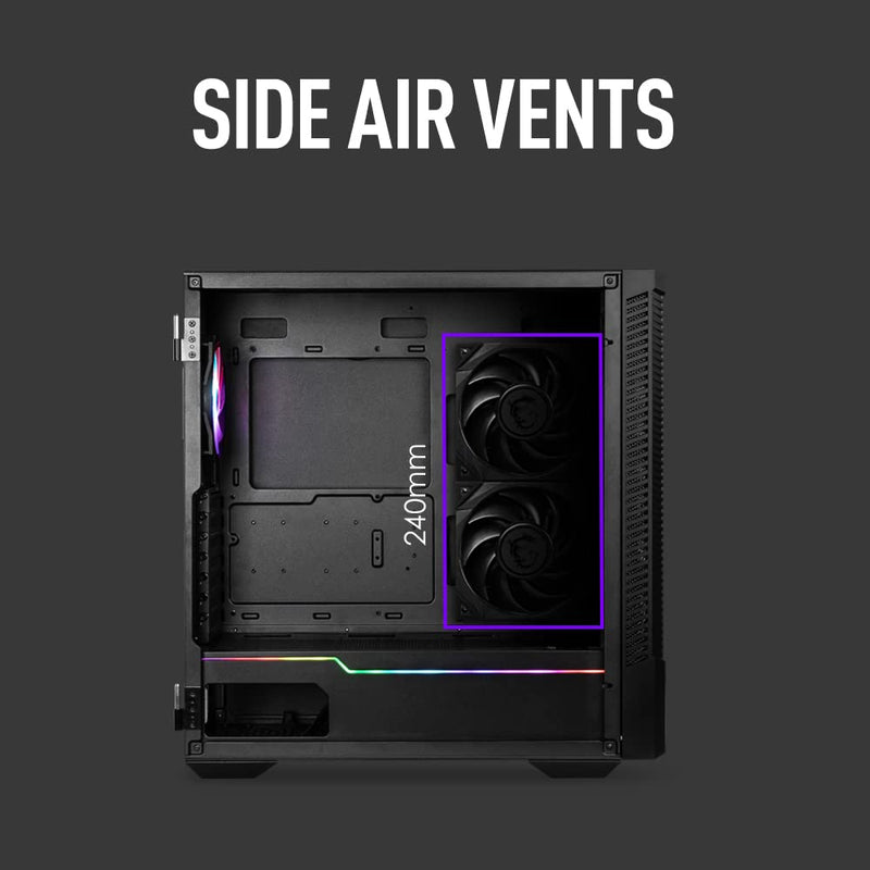 MSI MPG VELOX 100R ARGB TEMPERED GLASS GAMING CABINET - SWIFT PERIPHERALS1087725