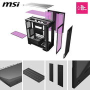 MSI MPG VELOX 300R AIRFLOW PZ MID TOWER GAMING PC CASE - BLACK - SWIFT PERIPHERALS1095239