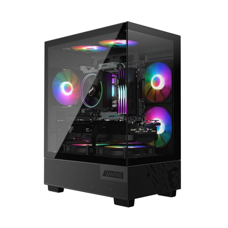 MSI PAG PANO M110A MID TOWER GAMING PC CASE - BLACK - SWIFT PERIPHERALS1095238