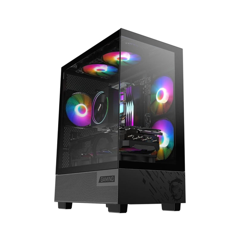 MSI PAG PANO M110A MID TOWER GAMING PC CASE - BLACK - SWIFT PERIPHERALS1095238