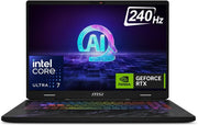 MSI PLUSE 16 A1 - C1VFKG 030IN [ULTRA7 - 155H 14TH GEN/16GB/1TB SSD/WIN11 HOME/16.0 INCH/8GB - RTX4060 GRAPHICS /2 YEAR(S)/BLACK] - SWIFT PERIPHERALS1089416