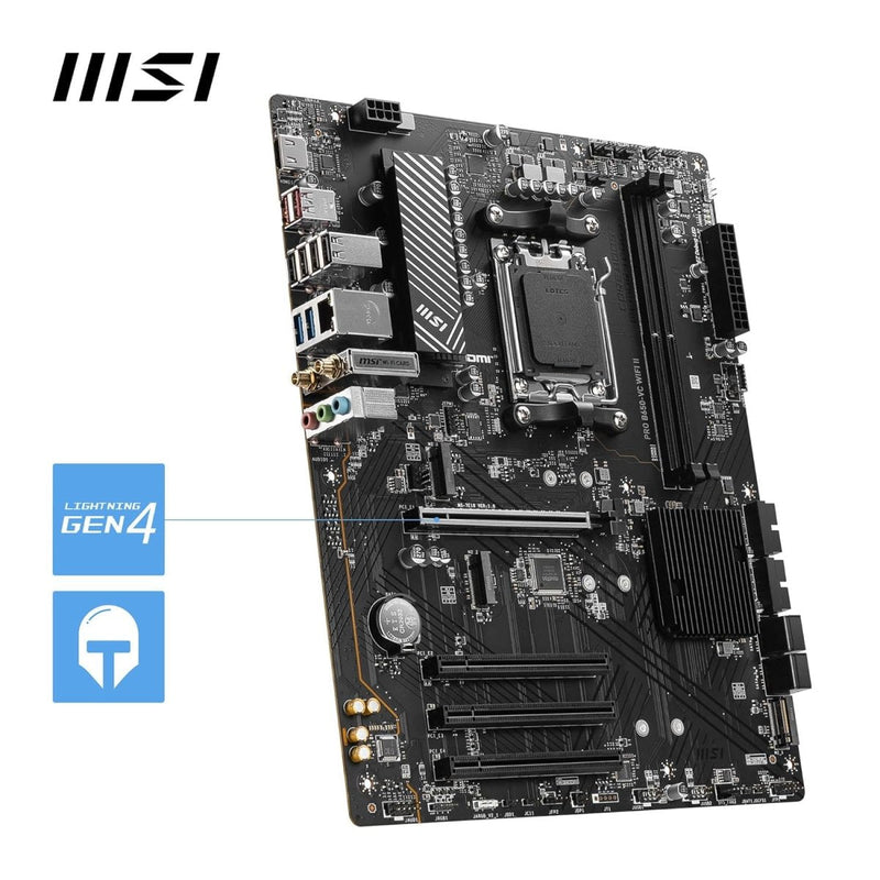 MSI PRO B650 - VC WIFI II MOTHERBOARD - SWIFT PERIPHERALS1093553