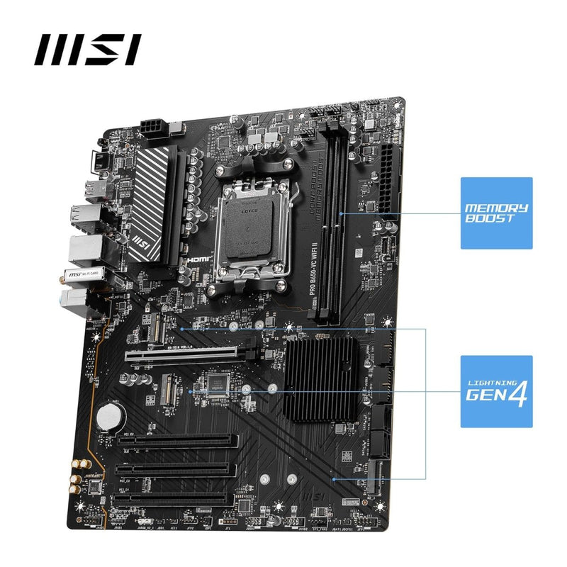 MSI PRO B650 - VC WIFI II MOTHERBOARD - SWIFT PERIPHERALS1093553