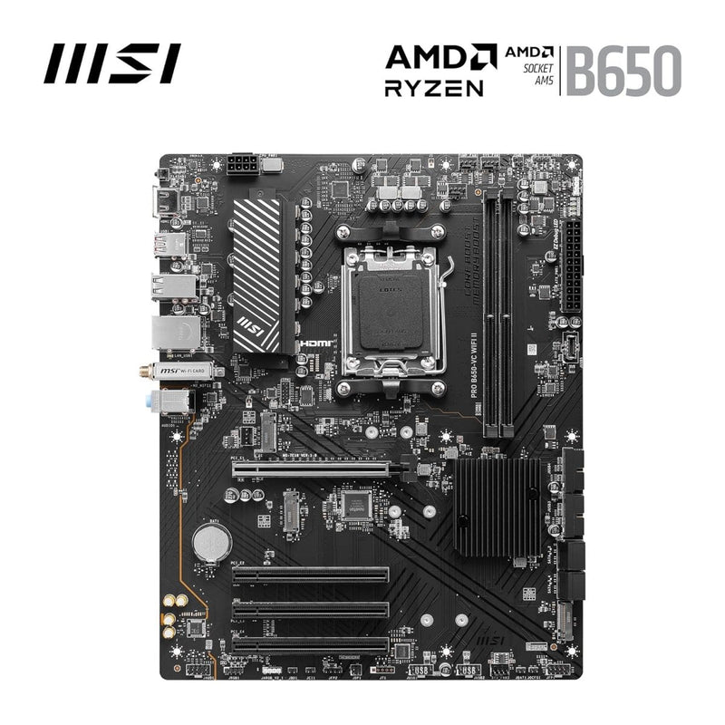 MSI PRO B650 - VC WIFI II MOTHERBOARD - SWIFT PERIPHERALS1093553
