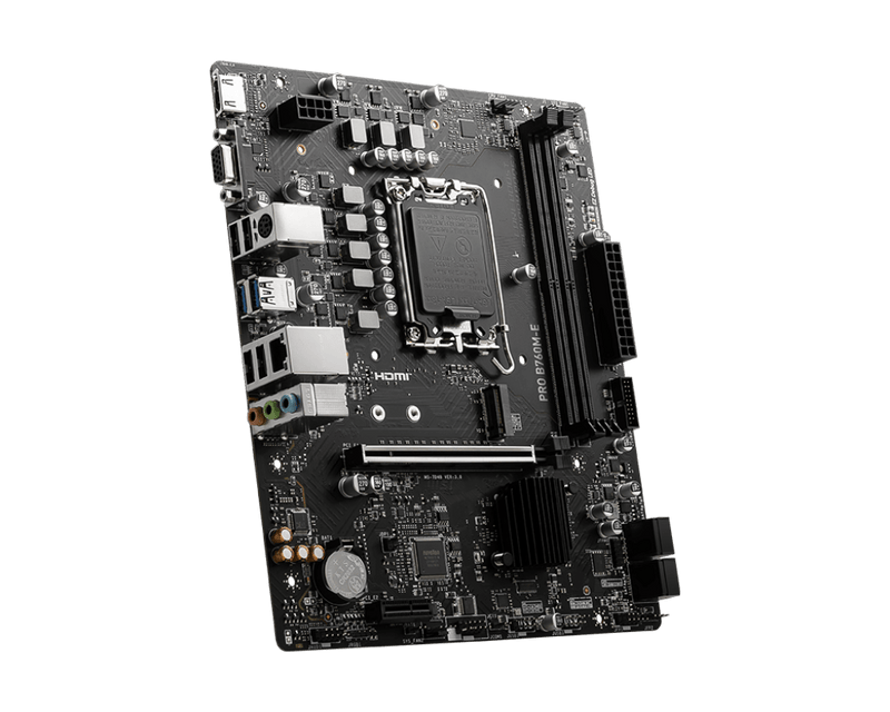 MSI PRO B760M - E MOTHERBOARD, MICRO - ATX - SWIFT PERIPHERALS1088033