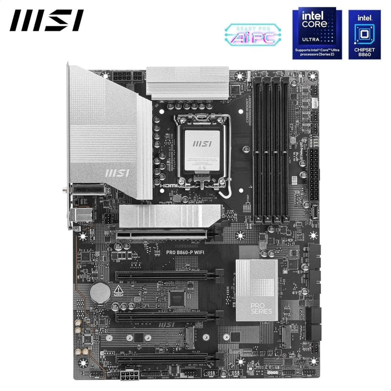 MSI PRO B860 - P WIFI DDR5 MOTHERBOARD - SWIFT PERIPHERALS1092090