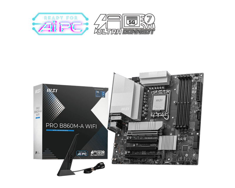 MSI PRO B860M - A WIFI MOTHERBOARD - SWIFT PERIPHERALS1092088
