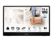 MSI PRO MP161 E2 15.6" Full - HD IPS 60Hz Portable Ultra - Slim with speaker Monitor - SWIFT PERIPHERALSPRO-MP161-E2