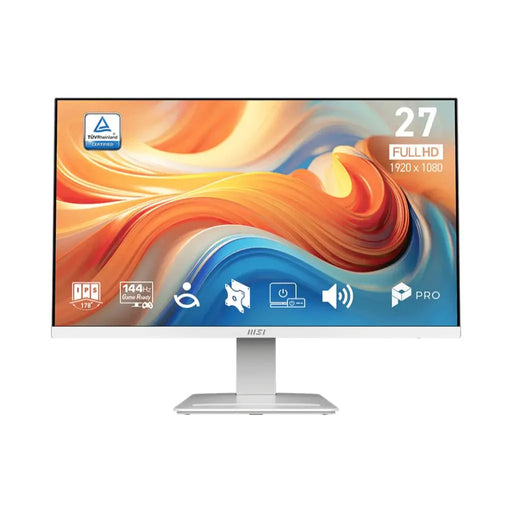MSI PRO MP273W E14A 27″ 144 Hz 1 ms FHD IPS Monitor Built‑in Speakers - SWIFT PERIPHERALSMP273W-E14A