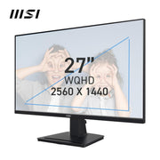 MSI PRO MP275Q 27 INCH BUSINESS MONITOR - SWIFT PERIPHERALS1090622