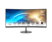 MSI PRO MP341CQ 34" UWQHD 2K 100Hz 1ms Professional Business Curved Monitor - SWIFT PERIPHERALSPRO MP341CQ