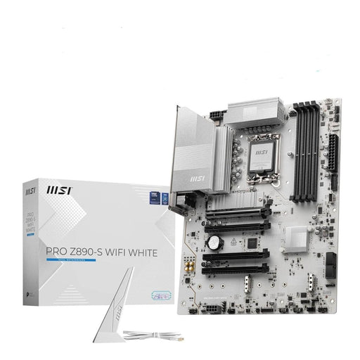 MSI PRO Z890 - S WIFI WHITE GAMING MOTHERBOARD - SWIFT PERIPHERALS1093466