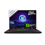 MSI PULSE 17 AI, INTEL CORE ULTRA 9 185H, BUILT - IN AI, 43CM 16:10 QHD+ 240HZ GAMING LAPTOP(32GB/1TB NVME SSD/WINDOWS 11 HOME/NVIDIA GEFORCE RTX 4070,8GB GDDR6 /CORE BLACK/2.8KG), C1VGKG - 030IN - SWIFT PERIPHERALSPulse 17 AI C1VGKG-030IN