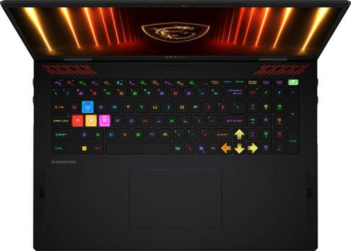 MSI RAIDER 18 HX AI INTEL CORE ULTRA 9 285HX - (64 GB/4 TB GEN5 SSD/WINDOWS 11 HOME/24 GB GRAPHICS/NVIDIA GEFORCE RTX 5090/120 HZ) RAIDER 18 HX AI A2XWJG - 253IN GAMING LAPTOP (18 INCH, CORE BLACK, 3.6 KG) - SWIFT PERIPHERALS1093336