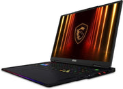 MSI RAIDER 18 HX AI INTEL CORE ULTRA 9 285HX - (64 GB/4 TB SSD/WINDOWS 11 HOME/16 GB GRAPHICS/NVIDIA GEFORCE RTX 5080/120 HZ) RAIDER 18 HX AI A2XWIG - 255IN GAMING LAPTOP (18 INCH, CORE BLACK, 3.6 KG) - SWIFT PERIPHERALS1094605