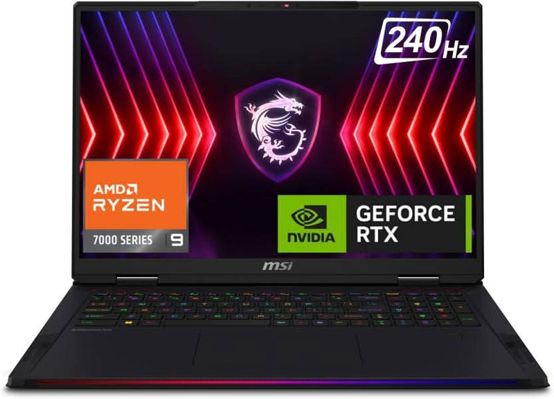 MSI RAIDER A18 HX A7VHG - 017IN CORE_BLACK(AL)+MIDNIGH/RYZEN 9 7945HX/RTX 4080/GDDR6 12GB/16GB*2/1TB/IPS - LEVEL QHD+ 18(240HZ) - SWIFT PERIPHERALSMSIAPTOP029
