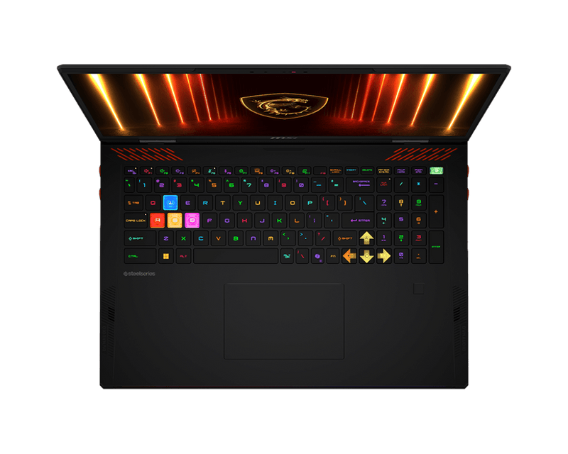 MSI RAIDER A18 HX A9WJG AMD RYZEN 9 9955HX3D PROCESSOR 64GB 2TB NVIDIA GEFORCE RTX 5090 LAPTOP GPU, GDDR7 24GB 18" 16:10 UHD+ (3840X2400), MINILED, 120HZ WINDOWS11 HOME CORE BLACK 4 CELL TITAN GAMING BACKPACK 2 YEAR WARRANTY TERM - SWIFT PERIPHERALSRaider 3D 5090