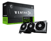 MSI RTX 5070 VENTUS 3X OC 12GB GDDR7 GRAPHICS CARD - SWIFT PERIPHERALS1092872