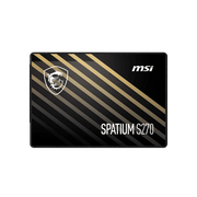 Spatium S270 SATA III internal SSD with black and gold striped design