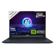 MSI STEALTH 16 AI STUDIO, INTEL 1ST GEN. ULTRA 9 185H, BUILT - IN AI, 41CM QHD+ 240HZ GAMING LAPTOP (32GB/2TB NVME SSD/WINDOWS 11 PRO/NVIDIA GEFORCE RTX 4070, GDDR6 8GB/STAR BLUE/1.9KG), A1VGG - 057IN - SWIFT PERIPHERALS9S7-15F412-057
