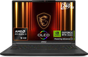 MSI STEALTH A16 AI+ AMD RYZEN AI 9 HX 12 CORE 370 - (32 GB/2 TB SSD/WINDOWS 11 HOME/12 GB GRAPHICS/NVIDIA GEFORCE RTX 5070 TI/240 HZ) STEALTH A16 AI+ A3XWHG - 049IN GAMING LAPTOP (16 INCH, CORE BLACK, 2.1 KG) - SWIFT PERIPHERALS9S7-15FL35-049