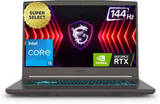 MSI Thin 15 Intel Core i5 13th Gen 13420H - (16 GB/512 GB SSD/Windows 11 Home/6 GB Graphics/NVIDIA GeForce RTX 3050/144 Hz) THIN 15 B13UDX - 129IN Gaming Laptop (15.6 Inch, Cosmos Gray, 1.86 Kg) - SWIFT PERIPHERALS1096472