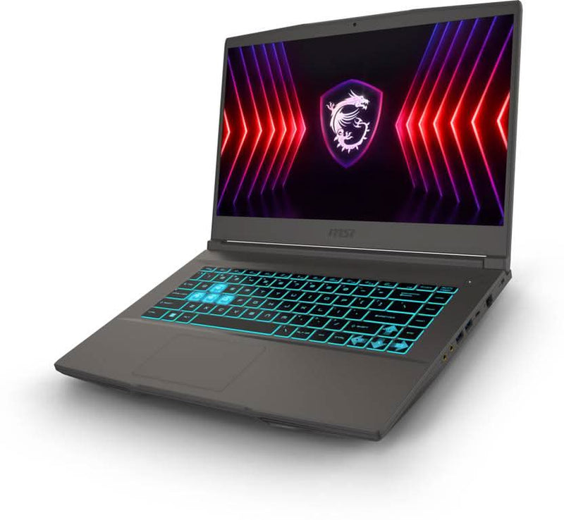 MSI THIN 15 INTEL CORE I5 13TH GEN 13420H - (16 GB/512 GB SSD/WINDOWS 11 HOME/6 GB GRAPHICS/NVIDIA GEFORCE RTX 3050/144 HZ) THIN 15 B13UDX - 3223IN GAMING LAPTOP (15.6 INCH, COSMOS GRAY, 1.86 KG) - SWIFT PERIPHERALS1095417