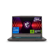 MSI THIN 15, INTEL CORE I7 - 12650H, 40CM FHD 144HZ GAMING LAPTOP(16GB/512GB NVME SSD/WINDOWS 11 HOME/NVIDIA GEFORCE RTX 4050,GDDR6 6GB/COSMOS GRAY/1.86KG), B12VE - 1688IN - SWIFT PERIPHERALS1088948