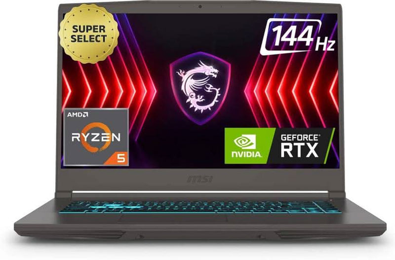 MSI THIN A15 B7UCX - 105IN [R5 - 7535HS/16GB/512GB SSD/WIN11 HOME/15.6"/4GB - RTX2050 GRAPHICS/2 YEAR(S)/GREY] - SWIFT PERIPHERALS1095786