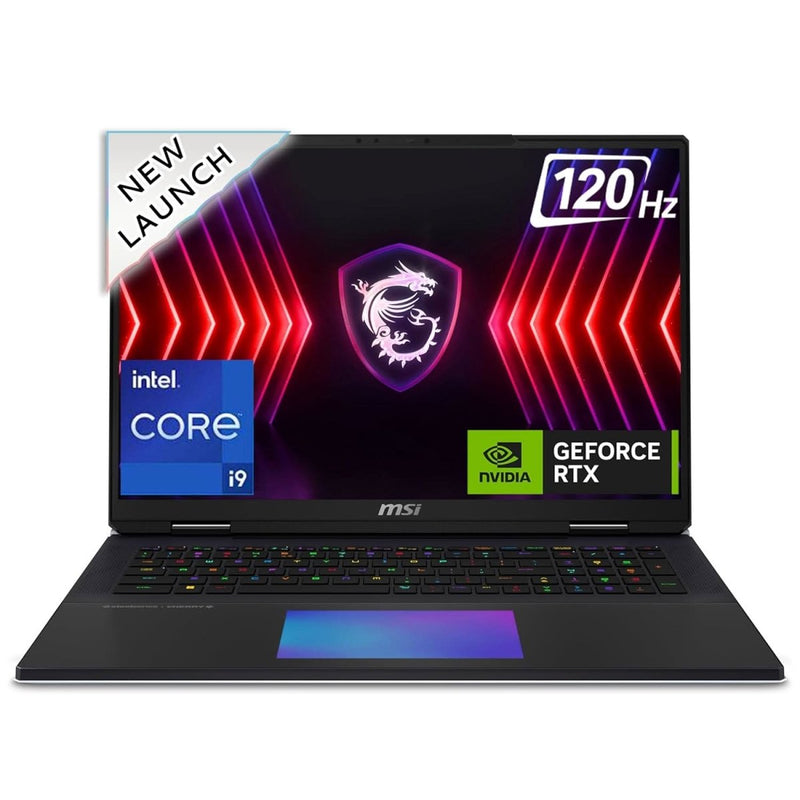 MSI TITAN 18 HX A14VIG - 201IN GAMING LAPTOP (14TH GEN CORE I9/ 128GB/ 4TB SSD/ WIN11 HOME/ 16GB GRAPHICS RTX 4090) - SWIFT PERIPHERALS9S7-182221-201