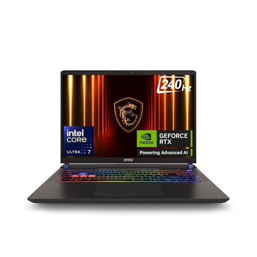 MSI VECTOR 16 HX AI,INTEL SERIES 2 CORE ULTRA 7 255HX,41CM QHD+ 240HZ GAMING LAPTOP(32GB/1TB NVME SSD/WINDOWS 11 HOME/GEFORCE RTX 5070 TI,GDDR7 12GB/COSMOS GRAY/2.7KG), A2XWHG - 227IN - SWIFT PERIPHERALS1093245