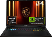 MSI VECTOR A18 HX AMD RYZEN 9 16 CORE 9955HX - (32 GB/2 TB SSD/WINDOWS 11 HOME/16 GB GRAPHICS/NVIDIA GEFORCE RTX 5080/240 HZ) VECTOR A18 HX A9WIG - 088IN GAMING LAPTOP (18 INCH, COSMOS GRAY, 3.6 KG) - SWIFT PERIPHERALS9S7-182L84-088
