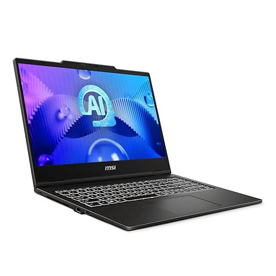 MSI VENTURE 15 AI A1MG - 016IN INTEL CORE ULTRA 5 PROCESSOR 125H/DDR5 8GB*2/512GB NVME PCIE SSD GEN4X4 /WINDOWS11 HOME/OFFICE + M365/2 YEAR WARRANTY TERM - SWIFT PERIPHERALS1097093