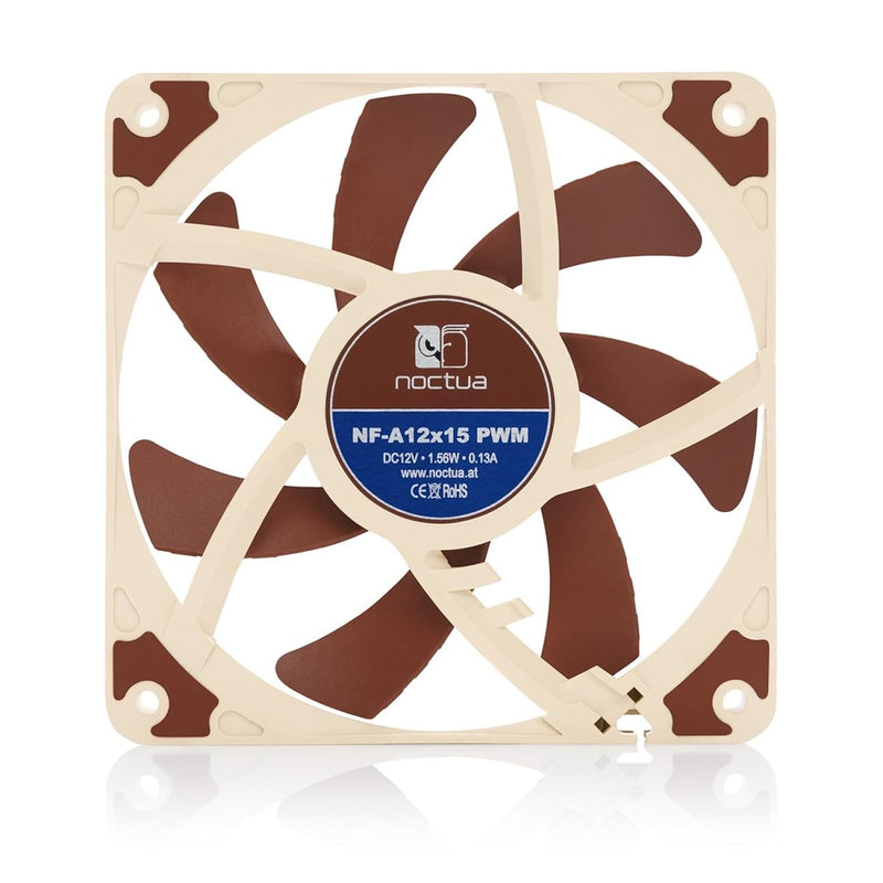 NOCTUA NF - A12X15 PWM CHROMAX.BLACK.SWAP, PREMIUM QUIET SLIM FAN, 4 - PIN (120X15MM, BLACK) - SWIFT PERIPHERALS1092188