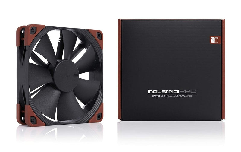 NOCTUA NF - F12 IPPC 3000 PWM, 4 - PIN, HEAVY DUTY COOLING FAN WITH 3000RPM (120MM, BLACK) - SWIFT PERIPHERALS1088719