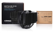 NOCTUA NH - D15S CHROMAX.BLACK, PREMIUM DUAL - TOWER CPU COOLER WITH NF - A15 PWM 140MM FAN (BLACK) - SWIFT PERIPHERALS1090042