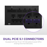 NZXT 1500 WATT 80 PLUS PLATINUM FULLY MODULAR DIGITAL POWER SUPPLY - PA - 5P1BB - UK (R - 41200646) - SWIFT PERIPHERALSNZXT0217