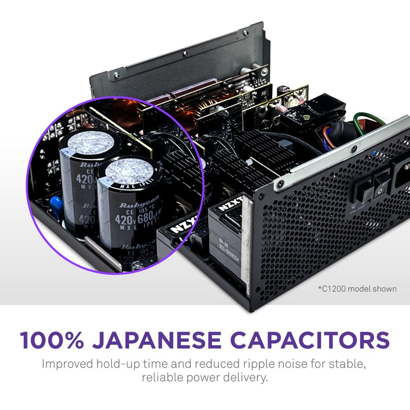 NZXT 850W C850 80 PLUS GOLD FULLY MODULAR SMPS ATX 3.1 PA - 8G2BB - UK - SWIFT PERIPHERALS101836