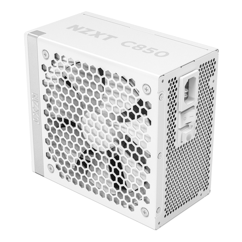 NZXT ATX 3.1 850 WATT 80 PLUS GOLD FULLY MODULAR LOW - NOISE POWER SUPPLY WHITE - PA - 8G2BW - UK - SWIFT PERIPHERALS1094564