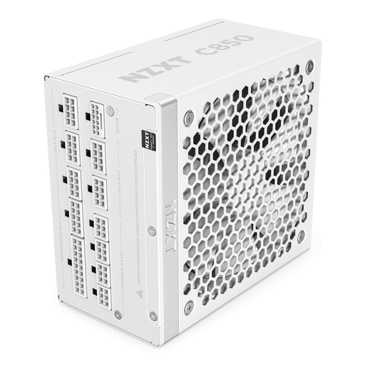 NZXT ATX 3.1 850 WATT 80 PLUS GOLD FULLY MODULAR LOW - NOISE POWER SUPPLY WHITE - PA - 8G2BW - UK - SWIFT PERIPHERALS1094564