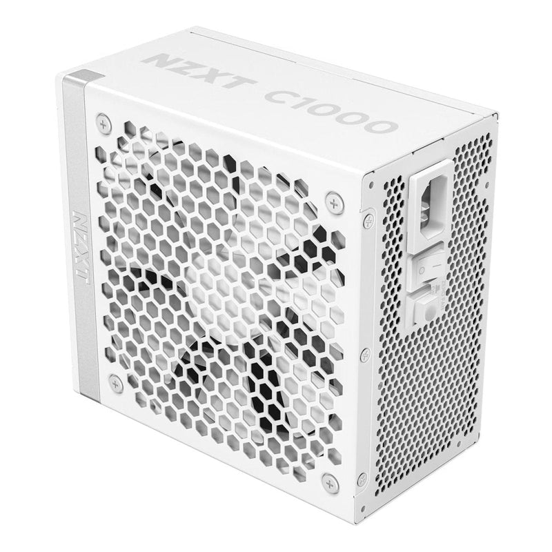 NZXT ATX 3.X 1000 WATT 80 PLUS GOLD FULLY MODULAR LOW - NOISE POWER SUPPLY, WHITE - PA - 0G2BW - UK - SWIFT PERIPHERALSNZXT0249