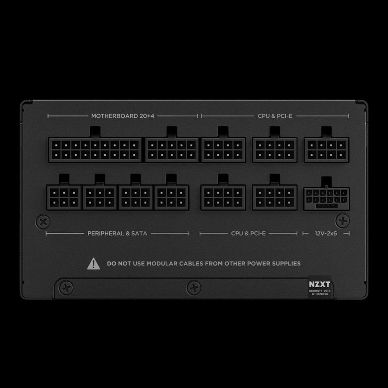 NZXT C1000 1000 WATT 80 PLUS GOLD ATX 3.1 POWER SUPPLY PA - 0G2BB - UK - SWIFT PERIPHERALS1090613