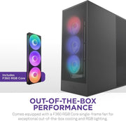 NZXT CHASSIS H SERIES H7 (2024) FLOW WITHOUT PSU BLACK COLOR - CM - H72FB - 01 - SWIFT PERIPHERALS1093690