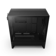 NZXT CHASSIS H5 FLOW (2024) COMPACT MID - TOWER ATX CASE - ALL BLACK - CC - H52FB - 01 - SWIFT PERIPHERALSNZXT0242