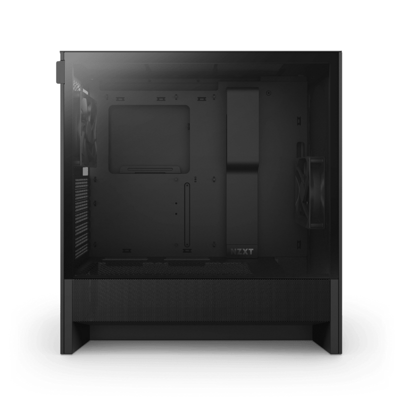 NZXT CHASSIS H5 FLOW (2024) COMPACT MID - TOWER ATX CASE - ALL BLACK - CC - H52FB - 01 - SWIFT PERIPHERALSNZXT0242